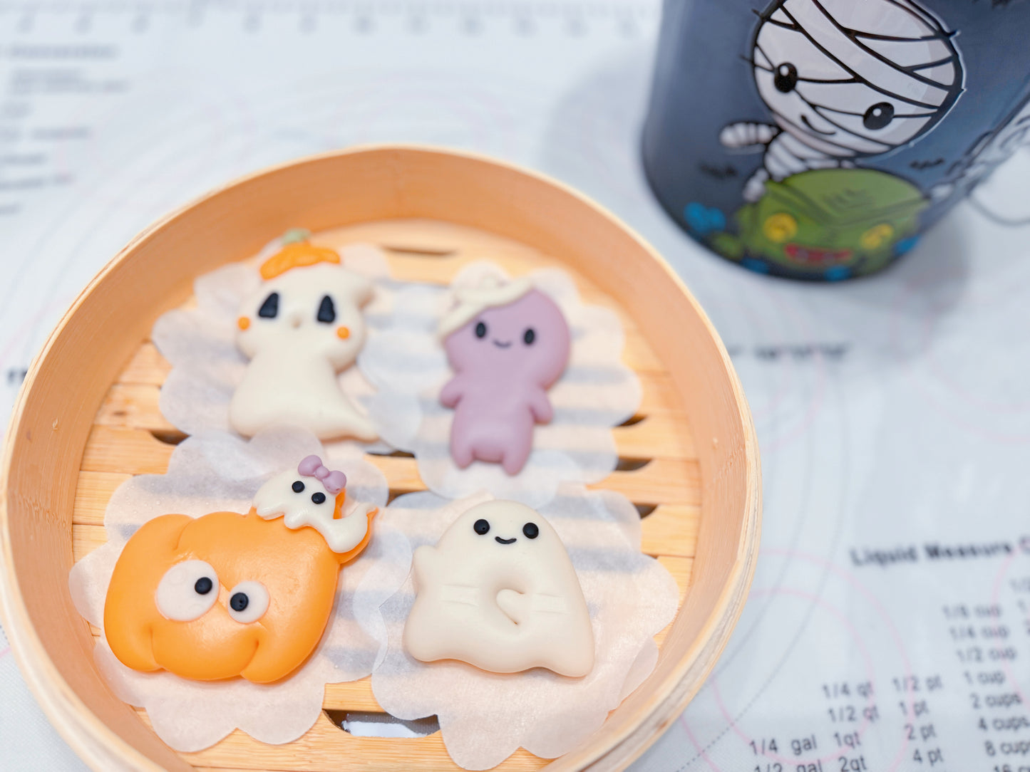 Halloween buns 4pcs/pack
