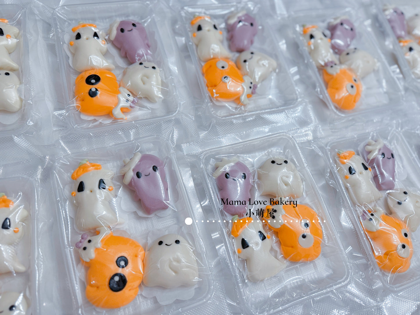 Halloween buns 4pcs/pack